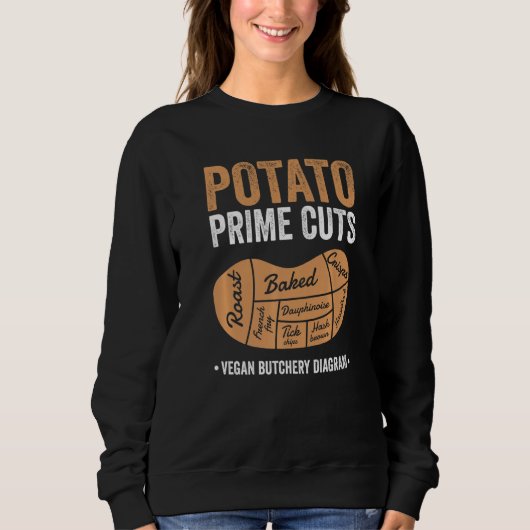 Vegan Potato Prime Cuts スウェットシャツ (正面)