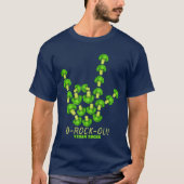 Vegan Rocks Sign Of Horns With Broccoli gift Tシャツ (正面)