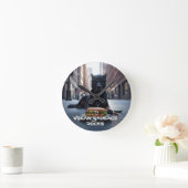 VEGAN SAUSAGE ROCKS - FUN ラウンド壁時計 (ホーム)