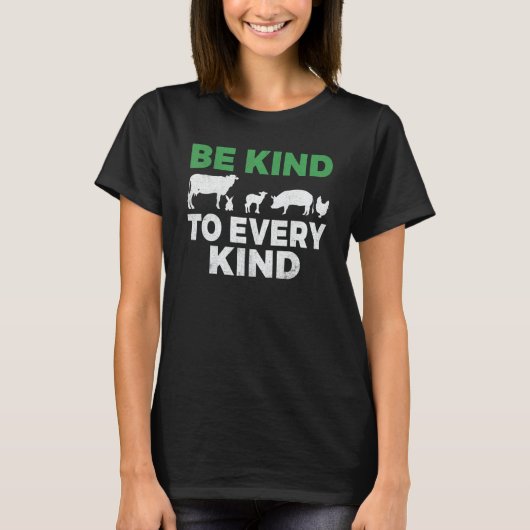 Vegan Veganism  Vegetarian Veggie Animal Welfare 1 Tシャツ (正面)