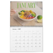 Vegan | Vegano カレンダー (1月 2027)