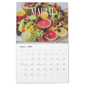 Vegan | Vegano カレンダー (3月 2027)