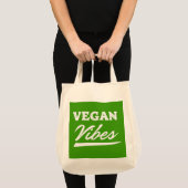 Vegan Vibes Vegetarian トートバッグ (正面(商品))