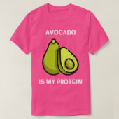 Vegan Wear Avocado Is My Protein, Vegetarian, Plan Tシャツ (デザイン正面)
