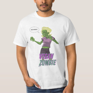 Vegan Zombie女性 Tシャツ
