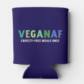 VeganAFベバレッジクーラー – 残虐行為のない水分補給 缶クーラー (裏面)