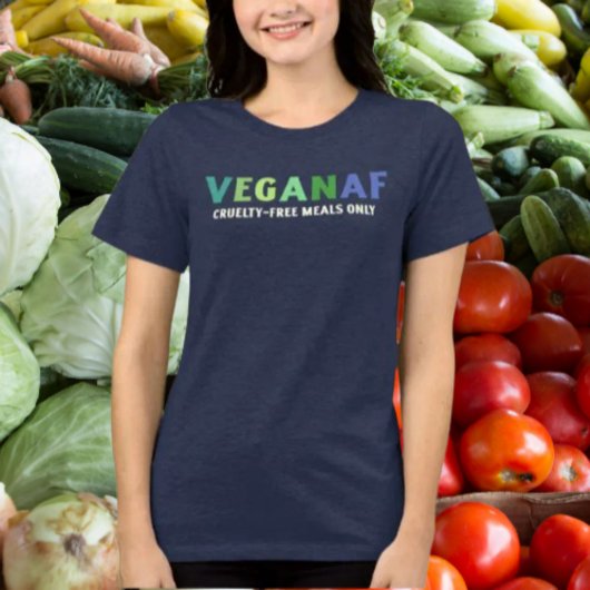 VeganAF シャツ - 動物虐待フリーの食事のみ
