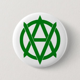 Veganarchism! 缶バッジ