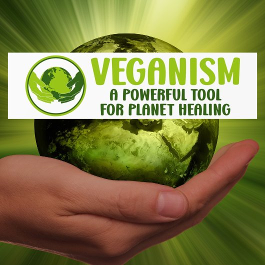 Veganism、すべての人にとってより良い、アクティビズム バンパーステッカー