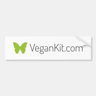 VeganKitのバンパーステッカー バンパーステッカー