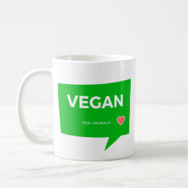 Vegano por los animales | Vegan for animals コーヒーマグカップ