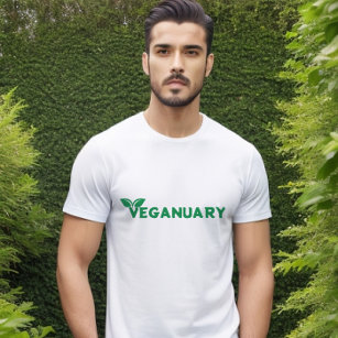 Veganuary Mens Tシャツ