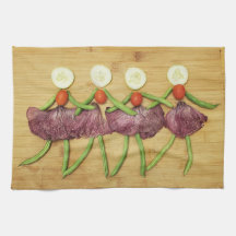 VegARTableコーラスラインキッチンタオル