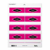 Vegasサイコロ名タグ ラベル (フルシート)