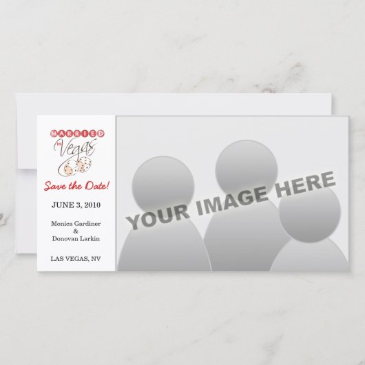 Vegas結婚したで日付を保存 セーブザデート (正面)