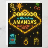 Vegas Bachelorette Party Drink Game-Take a Sip If (正面/裏面)