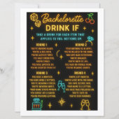 Vegas Bachelorette Party Drink Game-Take a Sip If (裏面)