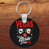 Vegas Bride Squad 2026 ラスベガスで結婚 キーホルダー (正面)