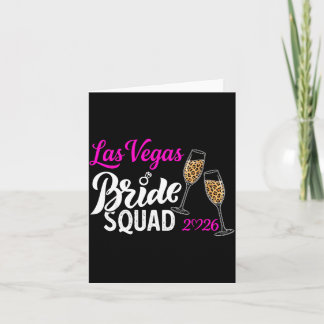 Vegas Bride Squad 2026 Married in Vegas カード