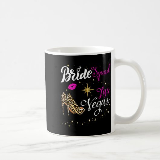 Vegas Bride Squad 2026 Married in Vegas コーヒーマグカップ (右)