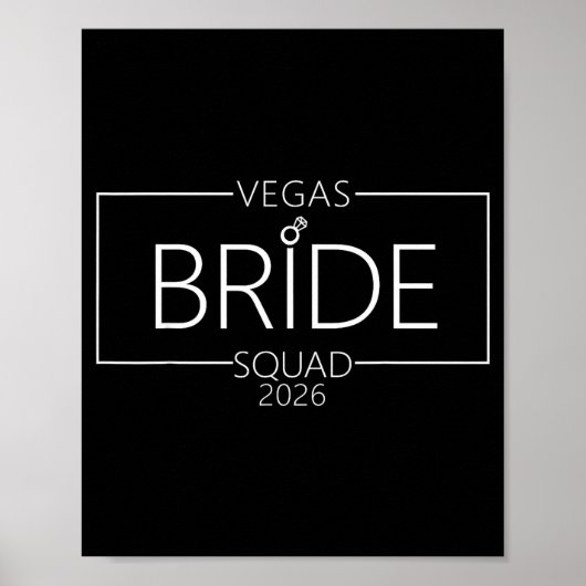 Vegas Bride Squad 2026 Married in Vegas ポスター (正面)