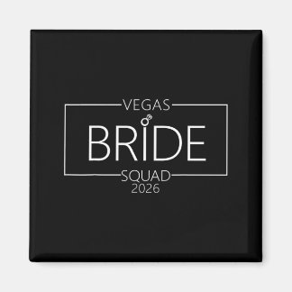 Vegas Bride Squad 2026 Married in Vegas マグネット