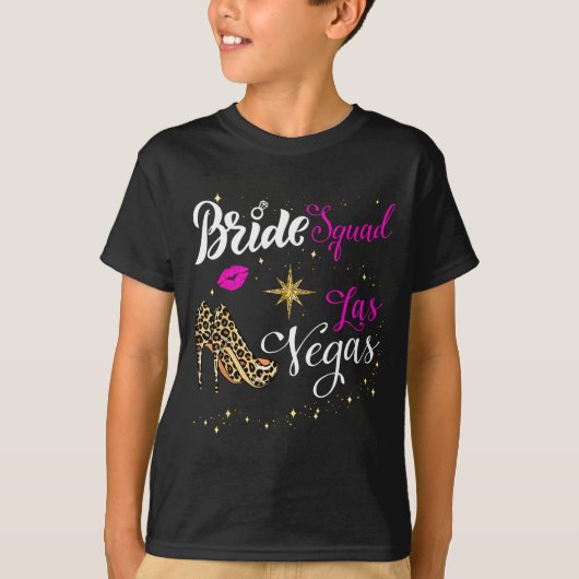 Vegas Bride Squad 2026 Married in Vegas Tシャツ (正面)