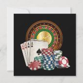 Vegas Casino Night Birthday / Bach Party Thank You (裏面)