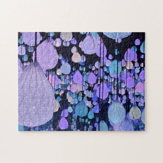 Vegas colorful raindrops Puzzle ジグソーパズル (横)