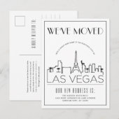 Vegas Modern Deco | 引越しのご案内 案内ポストカード (正面/裏面)