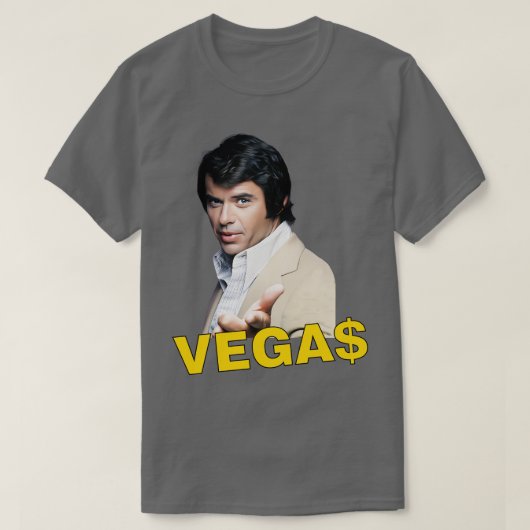 Vegas Robert Urich 70s Cop Show T-shirt Tシャツ (デザイン正面)