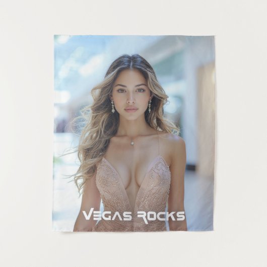 VEGAS ROCKS タペストリー (正面)