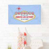 Vegas Welcome Signスタイルのパーソナライズ 横断幕 (インサイチュ)