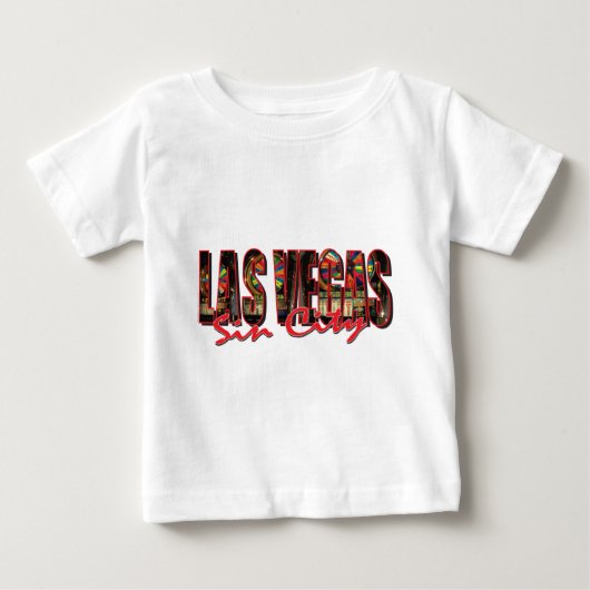 VEGAS WORDとシンシティ ベビーTシャツ (正面)