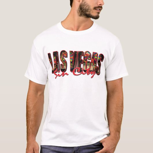 VEGAS WORDとシンシティ Tシャツ (正面)
