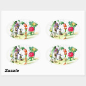 Vege人の復讐2 楕円形シール (シート)