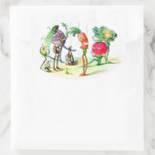 Vege人の復讐2 楕円形シール (バッグ)