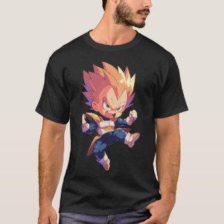 vegeta modern girl tシャツ