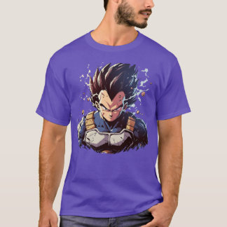 vegeta style funny tシャツ