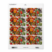 Vegetable and Herb Harvest ラベル (フルシート)