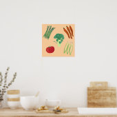 Vegetable Assortment Custom Posters ポスター (キッチン)