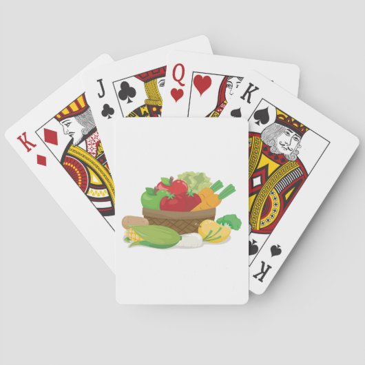 Vegetable Basket Playing Cards トランプ (裏面)