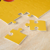 Vegetable Face Art | Creative Vegan Food Portrait  ジグソーパズル (側面)