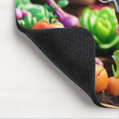 Vegetable Gardenマウスパッドのマウス農家 マウスパッド (コーナー)