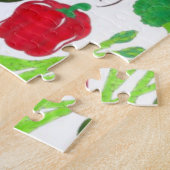 Vegetable Garden Produce Greenmarket Veggies ジグソーパズル (側面)