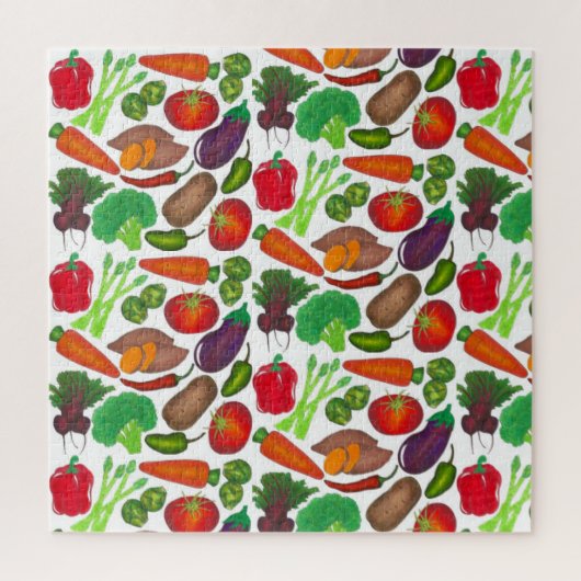 Vegetable Garden Produce Greenmarket Veggies ジグソーパズル (縦)