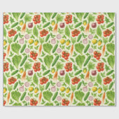 Vegetable Garden Wrapping Paper ラッピングペーパー (フラット)