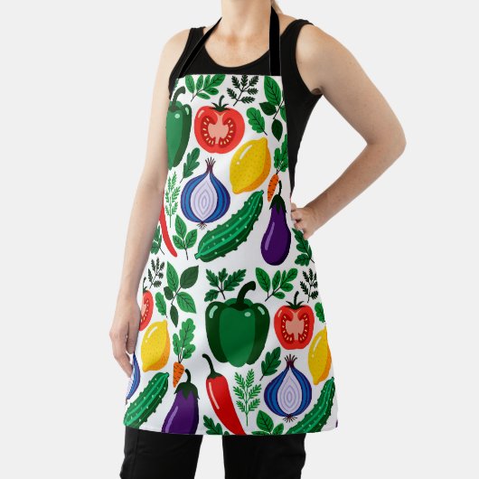 Vegetable pattern エプロン (インサイチュ)