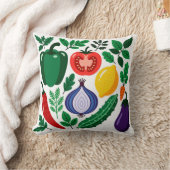 Vegetable pattern クッション (ブランケット)