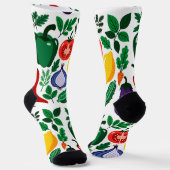 Vegetable pattern ソックス (傾斜あり)